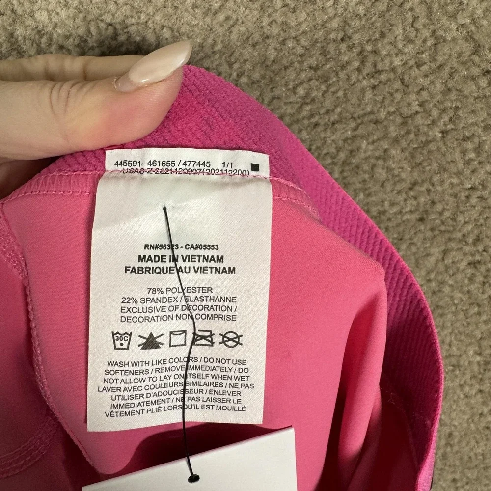 Nike Pro Dri-FIT Leggings Womens Medium Pink Single Leg Basketball A'ja Wilson